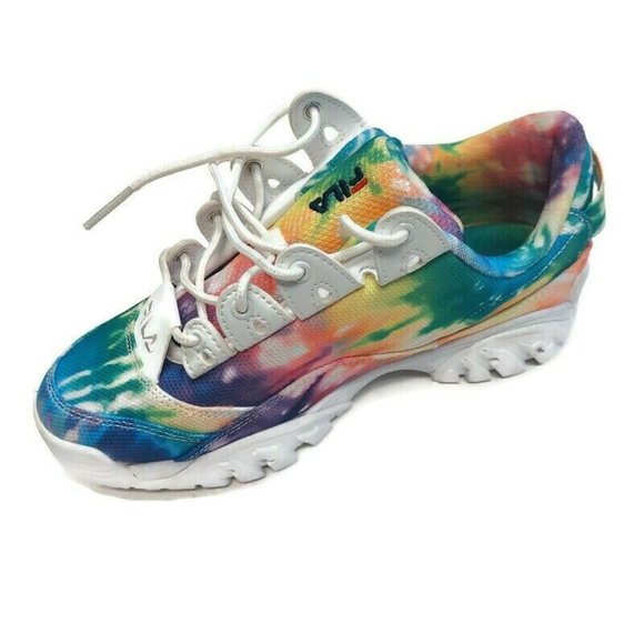 Fila Womens Provenance X Fixture Tie Dye Fashion Chunky Shoes Sneakers Size 7 - Picture 3 of 8
